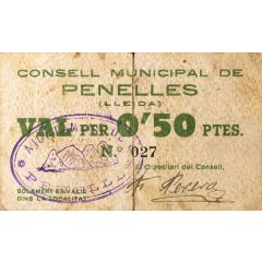 0.50 Pesetas Penelles