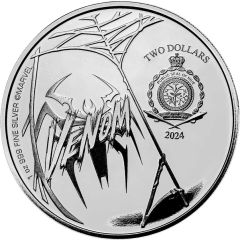 2 Dollars - Charles III Spider-Man and Venom