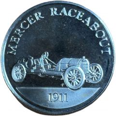 Franklin Mint - Collection of Antique Car Coins - Series 1 Mercer Raceabout