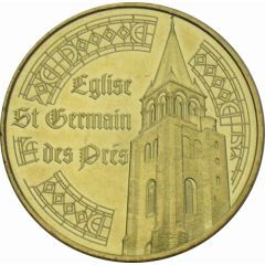 Monnaie de Paris Tourist Token - Saint Germain des Prés L`église et le clocher