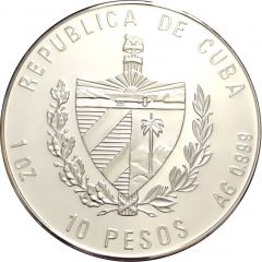 10 Pesos Training ship `Galatea`