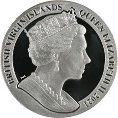 10 Dollars - Elizabeth II Transition of the Morgan Dollar to the Peace Dollar, Piedfort