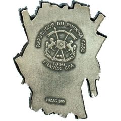 1000 Francs CFA World´s 8 - Panda Irregular