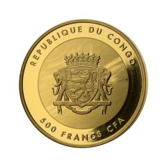 500 Francs CFA Malachit Eagle