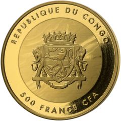 500 Francs CFA Malachit Eagle