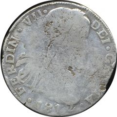 8 Reales - Fernando VII Durango - Royalist coinage