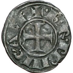1 Denier - Charles II d`Anjou