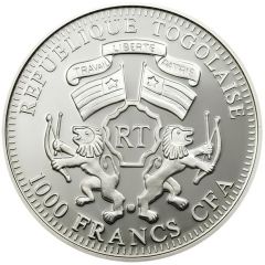 1000 Francs CFA Zebra