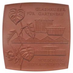 Medal - VEB special greenhouse construction - Niedersedlitz Dresden