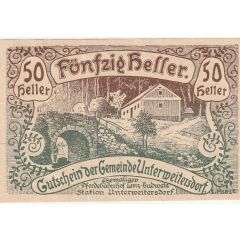 50 Heller Unterweitersdorf