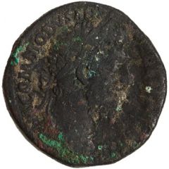 Sestertius - Commodus P M TR P XIII IMP VIII COS V P P S C, Salus
