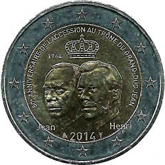 2 Euros - Henri I Golden Jubilee