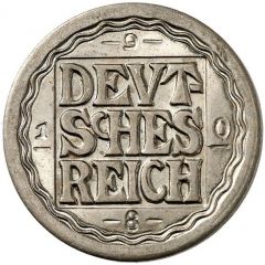 25 Pfennig - Wilhelm II Pattern