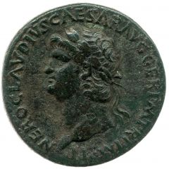 Sestertius - Nero DECVRSIO S C