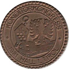 Medal - Konditorkongress Hall in Tirol