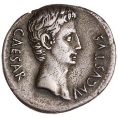 Denarius - Augustus OB CIVIS SERVATOS
