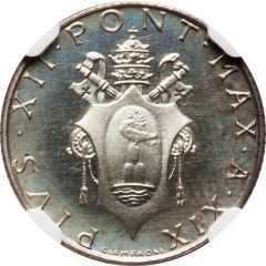 2 Lire - Pius XII Prova