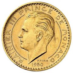 20 Francs - Rainier III Piedfort Essai