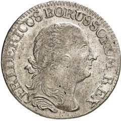 ⅙ Thaler - Frederick II Seven Years` War