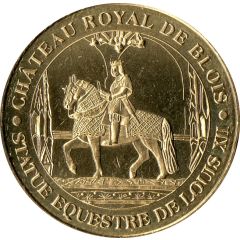 Monnaie de Paris Tourist Token - Monnaie de Paris Tourist Token - Château royal de Blois Statue équestre de Louis XII