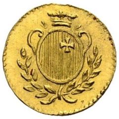 1 Rapen Gold pattern, 1/4 ducat weight