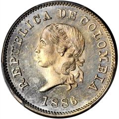 5 Centavos Denomination flanked by sprays