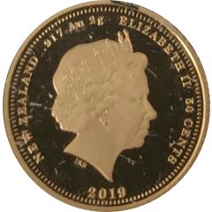 50 Cents - Elizabeth II 4th Portrait, Victoria Quarter Sovereign