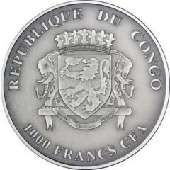 1000 Francs CFA Chameleon
