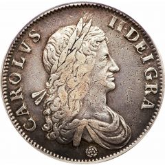 1 Crown - Charles II 1st bust