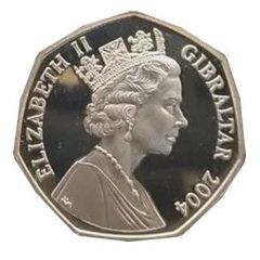 50 Pence - Elizabeth II Royal Marines - WWI, Silver Proof