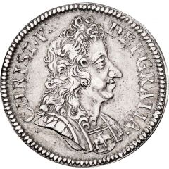 2 `Dicke` Krone - Christian V