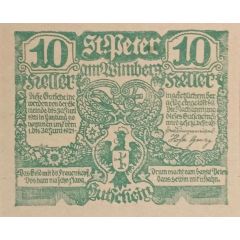 10 Heller Sankt Peter am Wimberg 1920