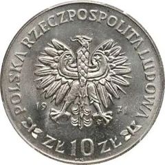 10 Zlotys 50th Anniversary of Third Silesian Uprising, Trial Strike