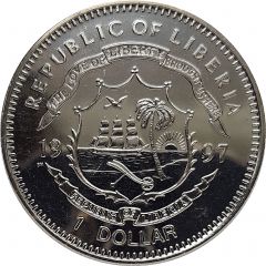 1 Dollar Indian Independence