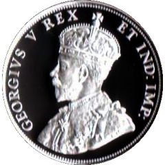 50 Cents In the name of George V, Dollar centennial