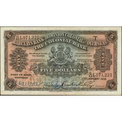 5 Dollars Barclay`s Bank