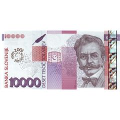 10 000 Tolarjev 10 Years Bank of Slovenia