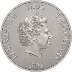 2 Dollars - Elizabeth II Brontosaurus