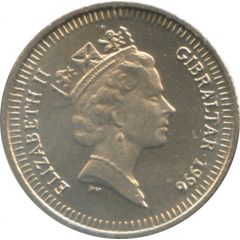 5 Pence - Elizabeth II Barbary Macaque, small type