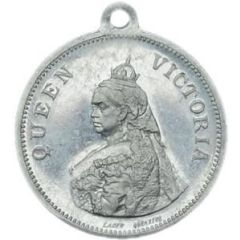 Medalet - Victoria Death; Lauer, white metal
