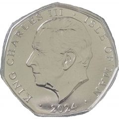 50 Pence - Charles III King`s First Year - Trooping the Colour