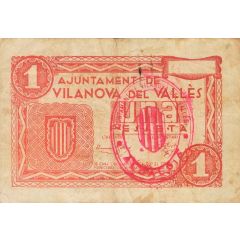1 Peseta Vilanova del Vallès