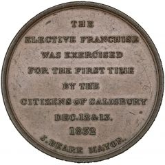 Medal - William IV Salisbury Elections