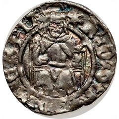 1 Penny - Henry VIII 2nd coinage, Durham mint