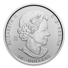 10 Dollars In the name of Elizabeth II; Twin Maples; Bullion