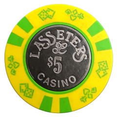 Token/Chip - 5 Dollars - Lasseters Casino Chip