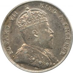 1 Dollar - Edward VII Small Type