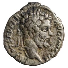 Denarius - Septimius Severus P M TR P IIII COS II P P, Fortuna