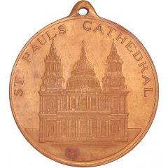 Medal - St Paul`s Cathedral London, England