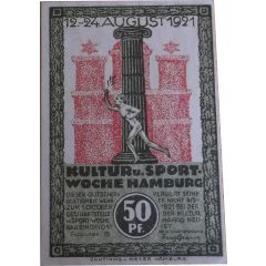 50 Pfennig Kultur und Sportwoche Hamburg